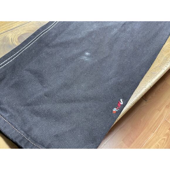 Vintage Y2K Hip Hop Black Embroidered Coogi Jeans Size 40x32 - Picture 2 of 15